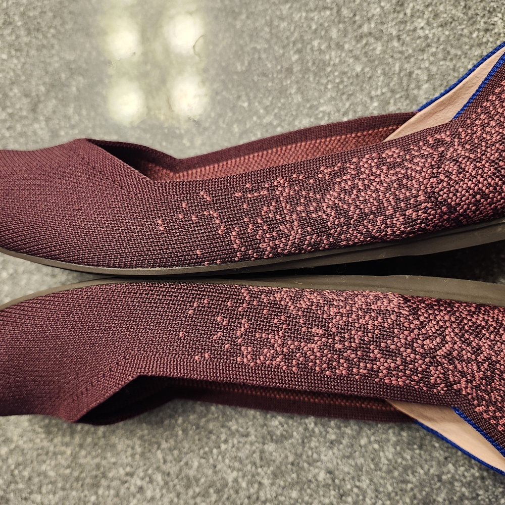 Rothy's Women's Burgundy Flats - Picture 4 of 6